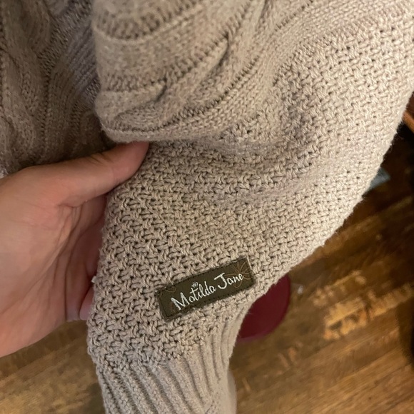 Matilda Jane womens S open front cardigan sweater - Picture 3 of 6